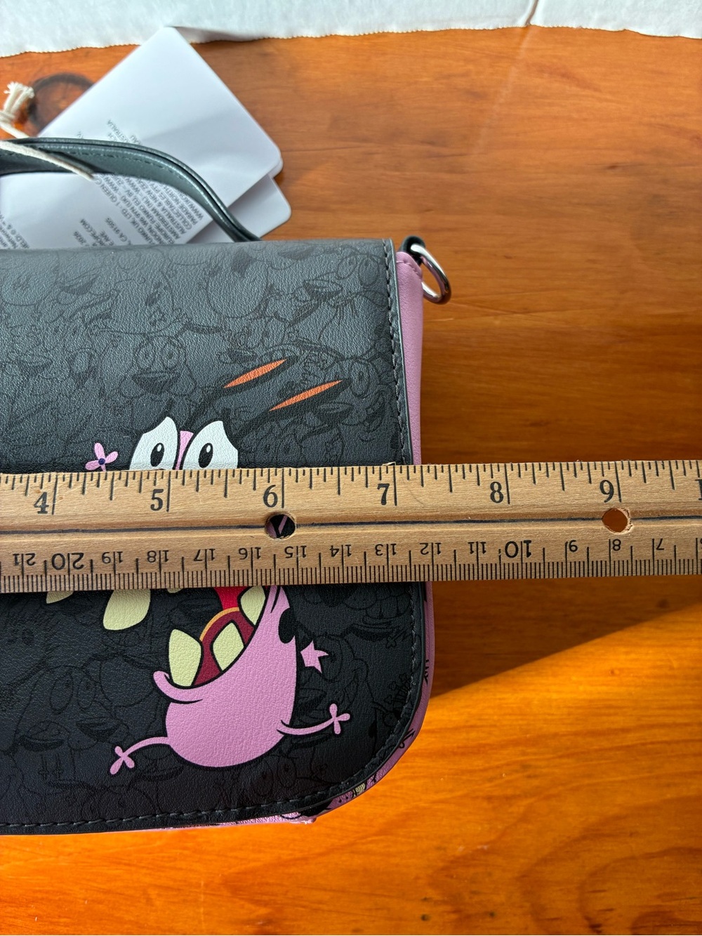 Loungefly Courage The Cowardly Dog Crossbody Bag Handbag Purse New - Picture 5 of 6